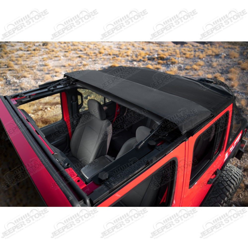 13860.35 Bâche complète "Voyager" - Couleur : Black Diamond - Jeep Wrangler JK (2 portes)