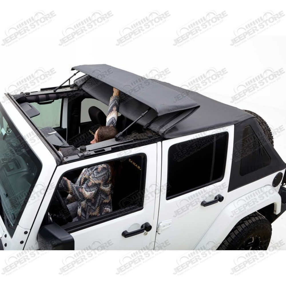 Bâche complète "Voyager" - Couleur : Black Diamond - Jeep Wrangler JL (2 portes) - 13862.35