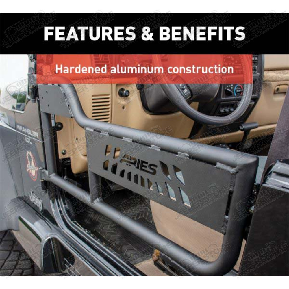 Kit demi portes tubulaire en aluminium pour Jeep Wrangler TJ