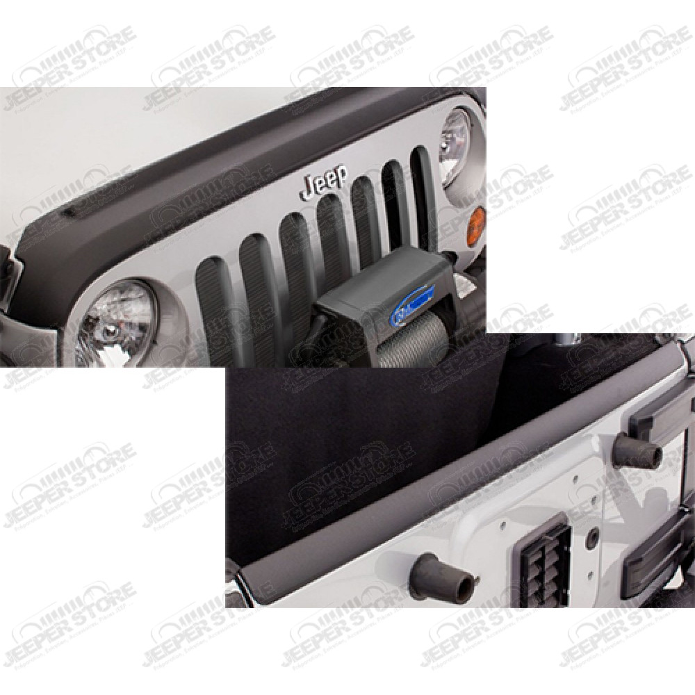 Déflecteur de capot moteur et ridelle arrière en plastique ''Wrap Around'' Jeep Wrangler JK