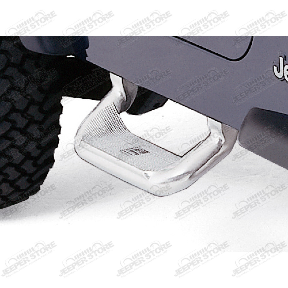 Kit de 2 marchepieds en aluminium (couleur : noir) - Jeep Wrangler YJ - SH76026