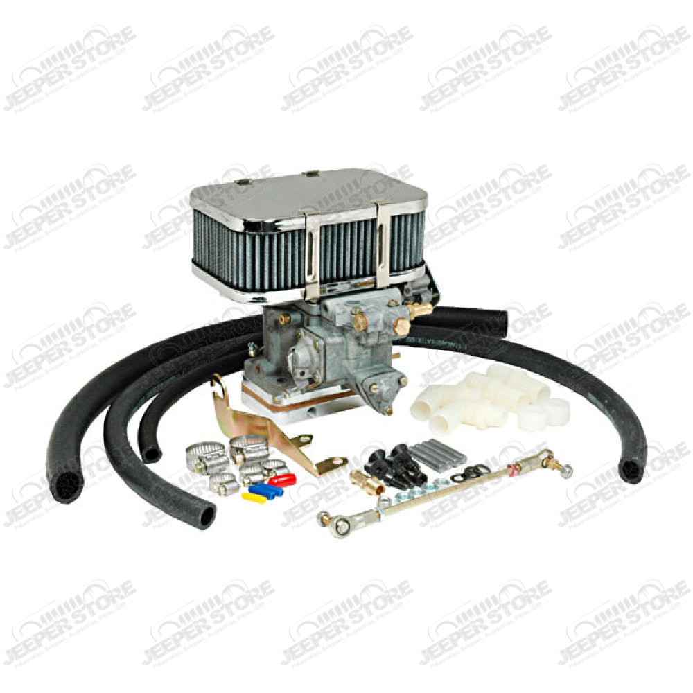 Kit carburateur WEBER avec filtre à air pour moteurs 3.8L et 4.2L essence 6 cylindres en ligne Jeep - K55038 / 17702.06