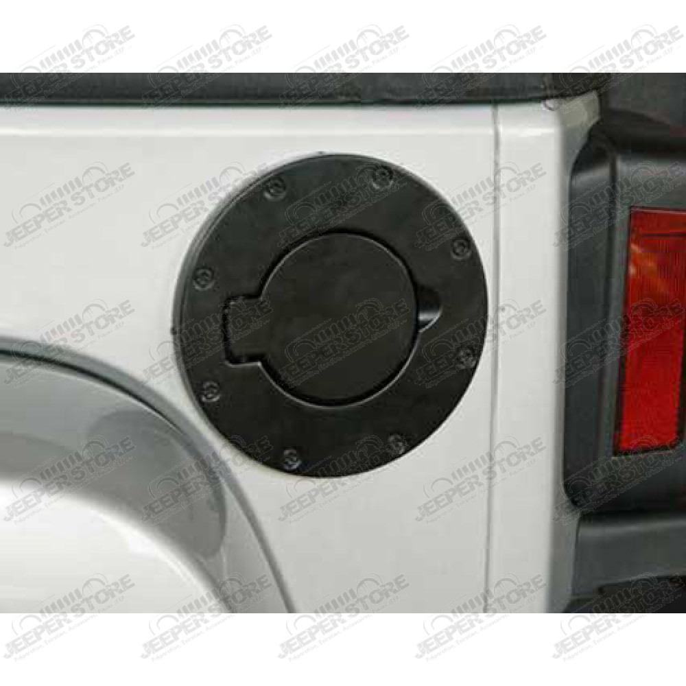 Trappe à essence en aluminium noir - Jeep Wrangler JK - SH75007 / RT26053