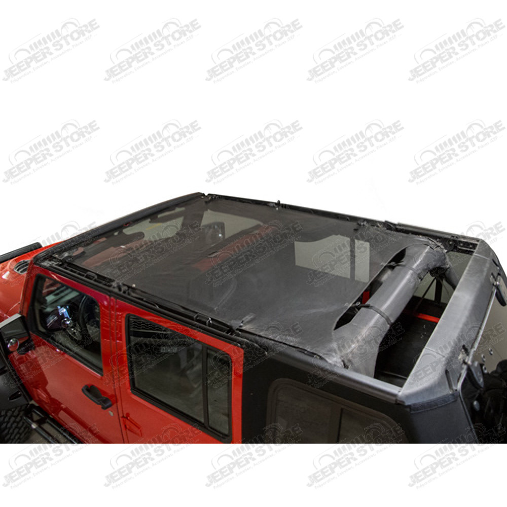 Bikini Safari Mesh couleur: Black Diamond Jeep Wrangler JK Unlimited (4 portes) 