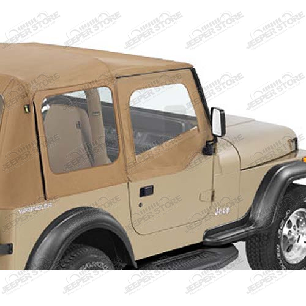 Fenêtres amovibles pour demi-porte - Couleur : Spice - Jeep Wrangler YJ - 51782-37