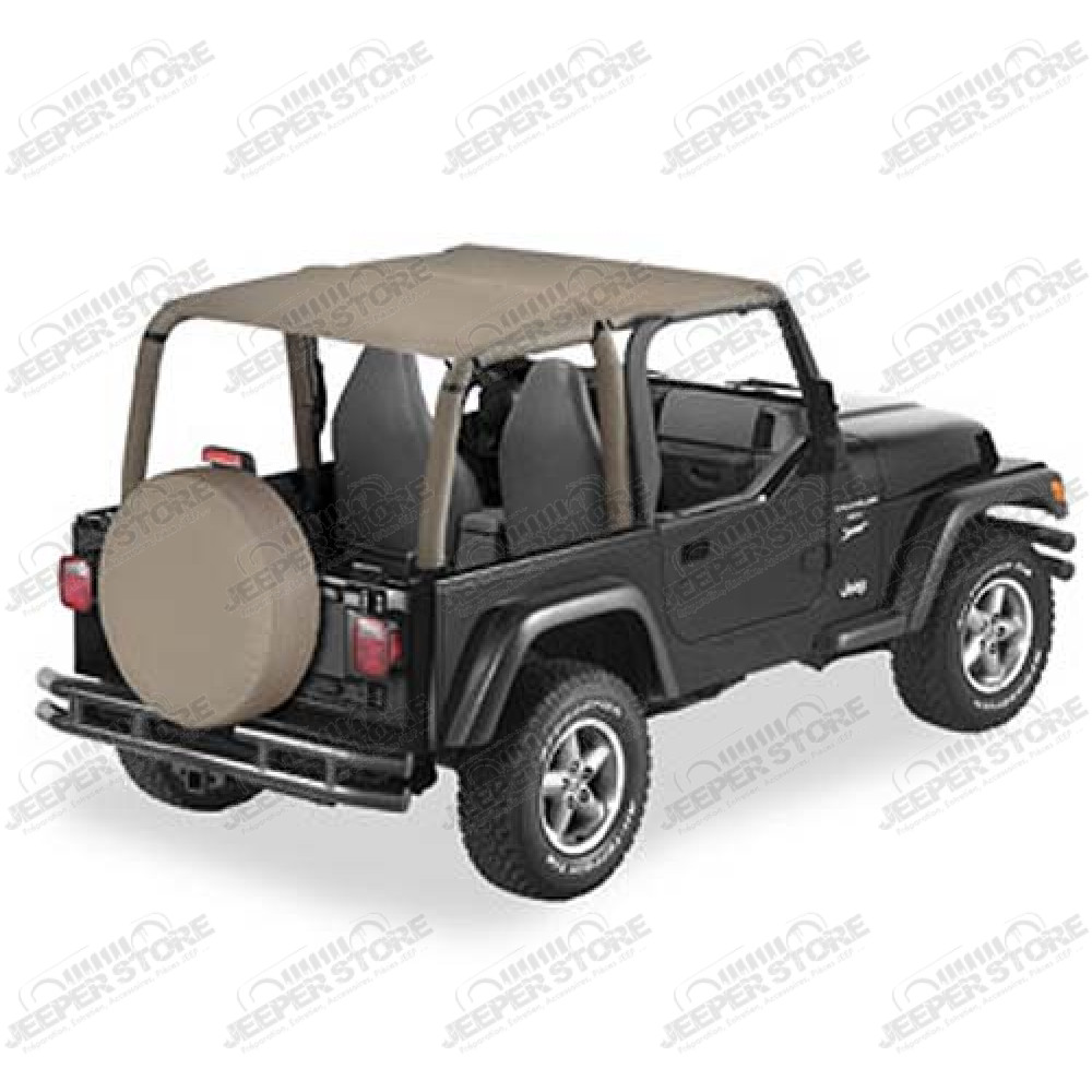 Bikini Header version Safari - Couleur : Dark Tan - Jeep Wrangler TJ