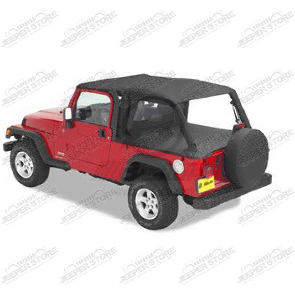 Bikini Header version Safari - Couleur : Black Diamond - Jeep Wrangler TJ Unlimited