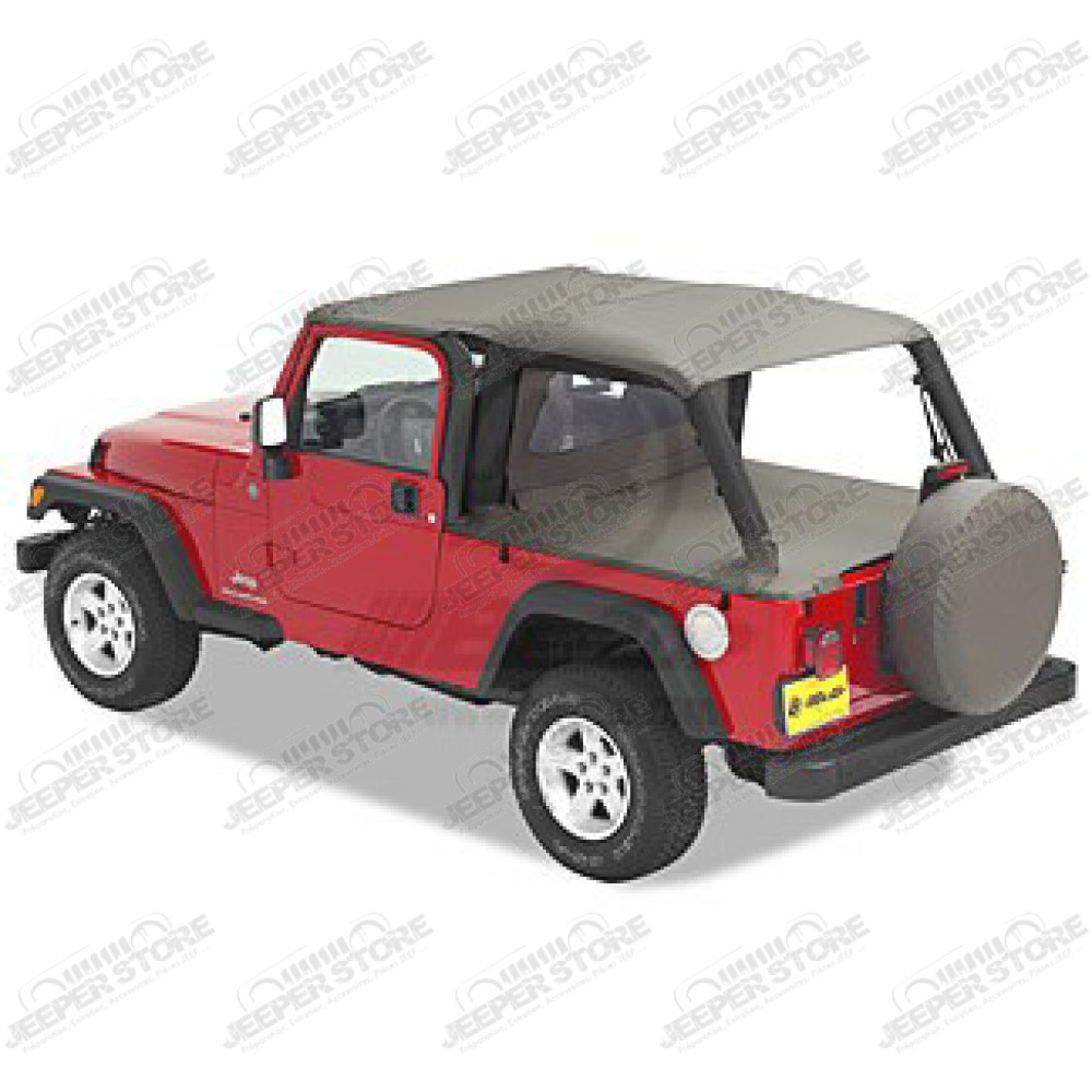 Bikini Header version Safari - Couleur : Khaki Diamond - Jeep Wrangler TJ Unlimited