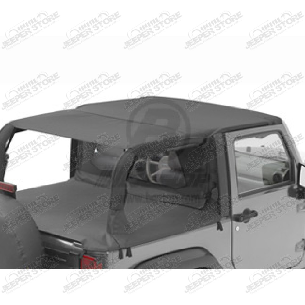 Bikini Header version Safari - Couleur : Black Diamond - Jeep Wrangler JK - 52585-35 / 13588.35