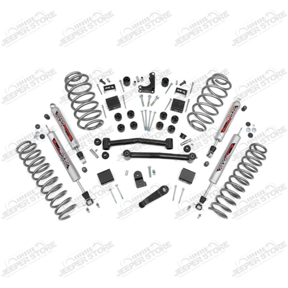 Kit réhausse +4" (+10.16 cm) Rough Country - Jeep Cherokee WJ / WG - RC698.20