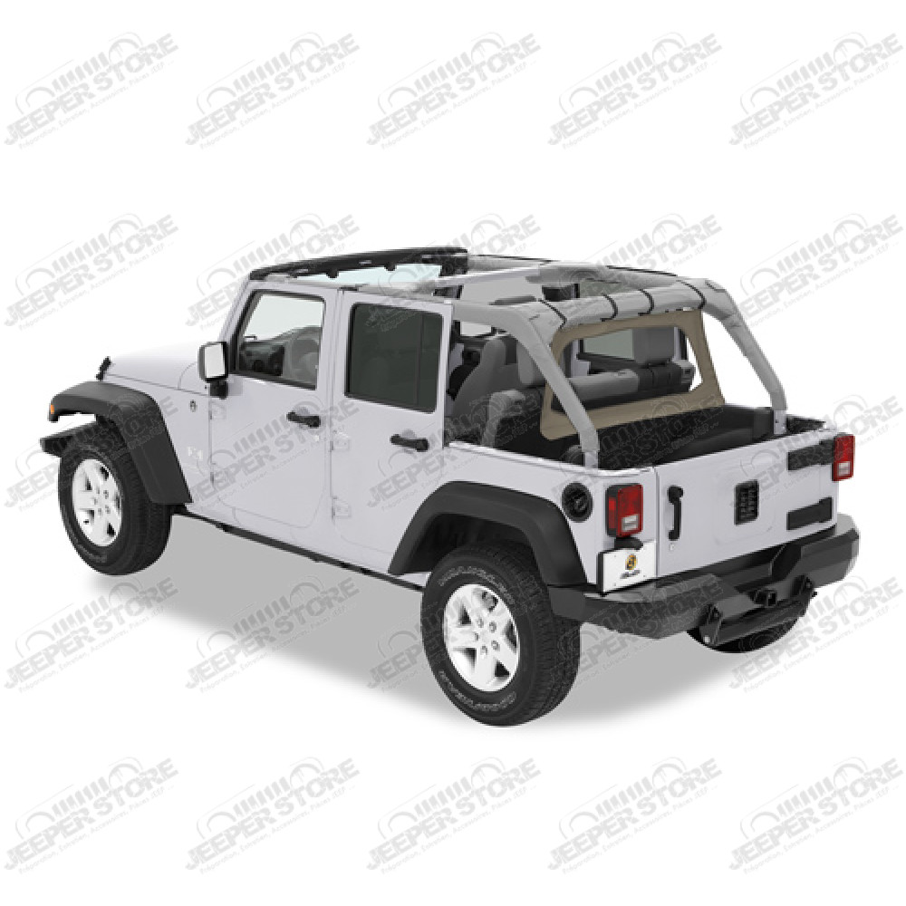 Windjammer - Couleur : Khaki Diamond - Jeep Wrangler JK Unlimited (4 portes) - 80039-36