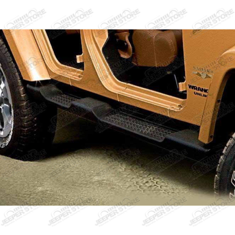 Kit marchepieds "look origine" - Jeep Wrangler JK Unlimited (4 portes) - 82210571AD / 82210571AB / 82210571AC
