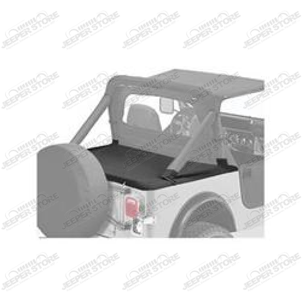 Couverture de plateau de chargement "Duster" (Vendu sans armature) Couleurs: Black Crush, Jeep CJ7 et Wrangler YJ (permet de garder les fixations de bâche d'origine ou Bestop sous le duster)