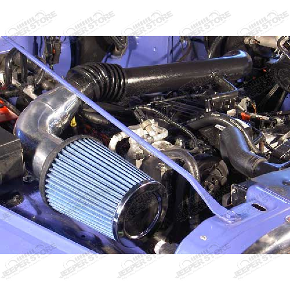Admission d'air direct en aluminium, Performance Intake System, 4.0l jeep wrangler TJ