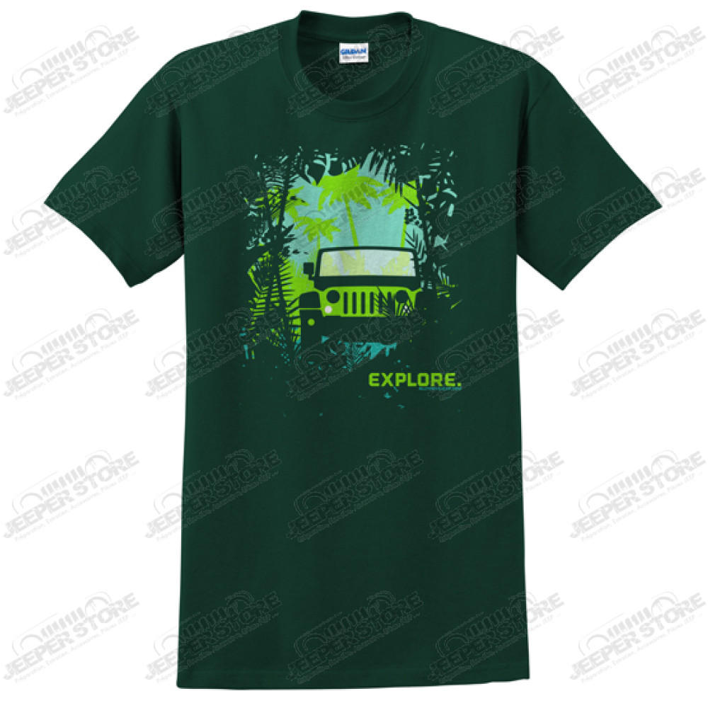 Tee shirt Jeep , Explore Jungle, taille M 