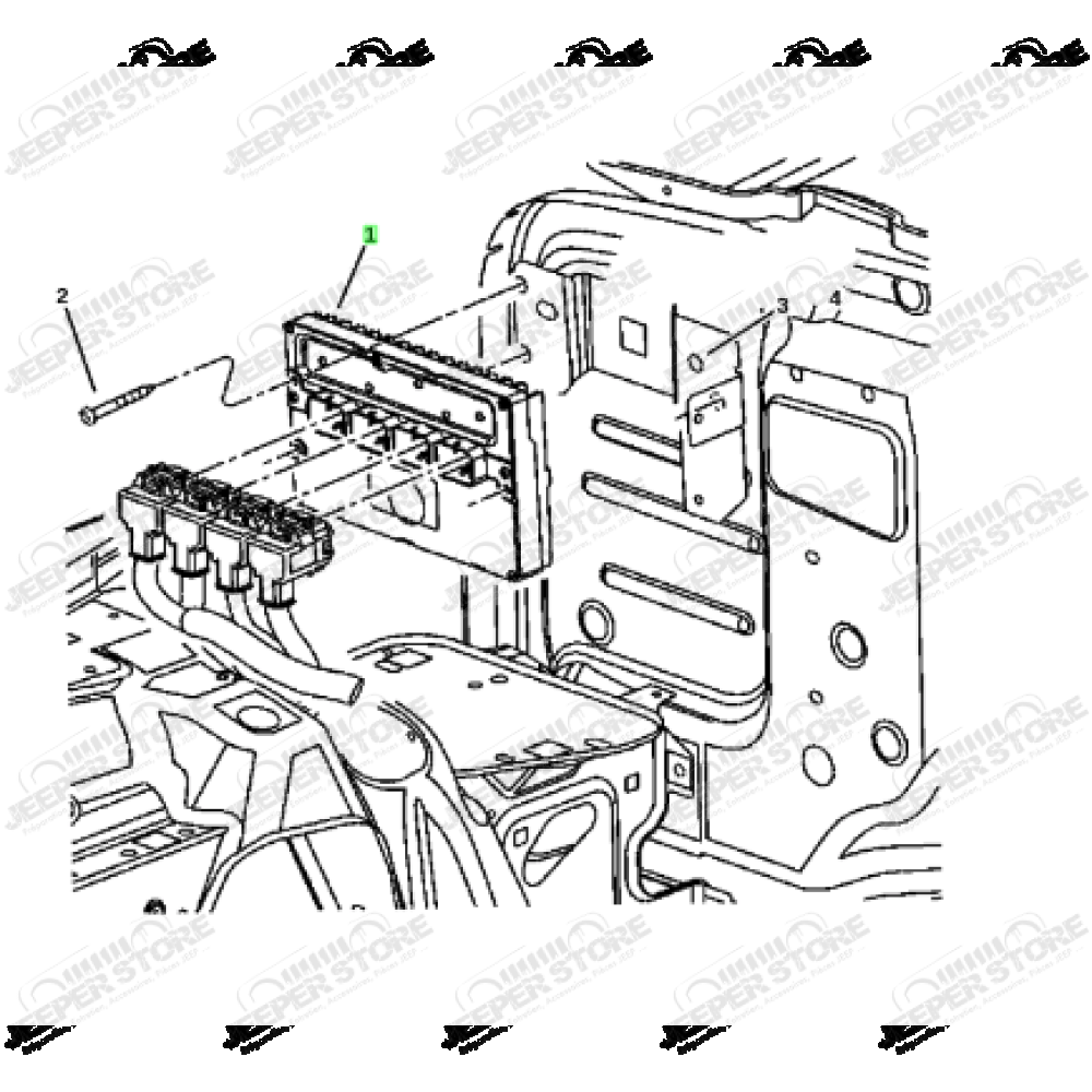 Calculateur moteur (commande groupe motopropulseur générique) 2.8L CRD Jeep Wrangler JK