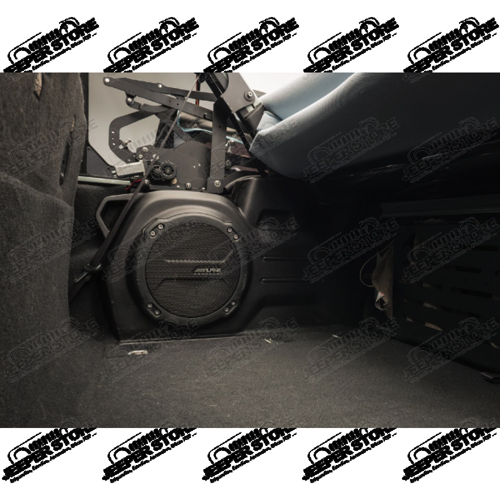 Bâche électrique Squareback by MyTop - Couleur : Black (Noir) - Jeep Wrangler JL Unlimited (4 portes)