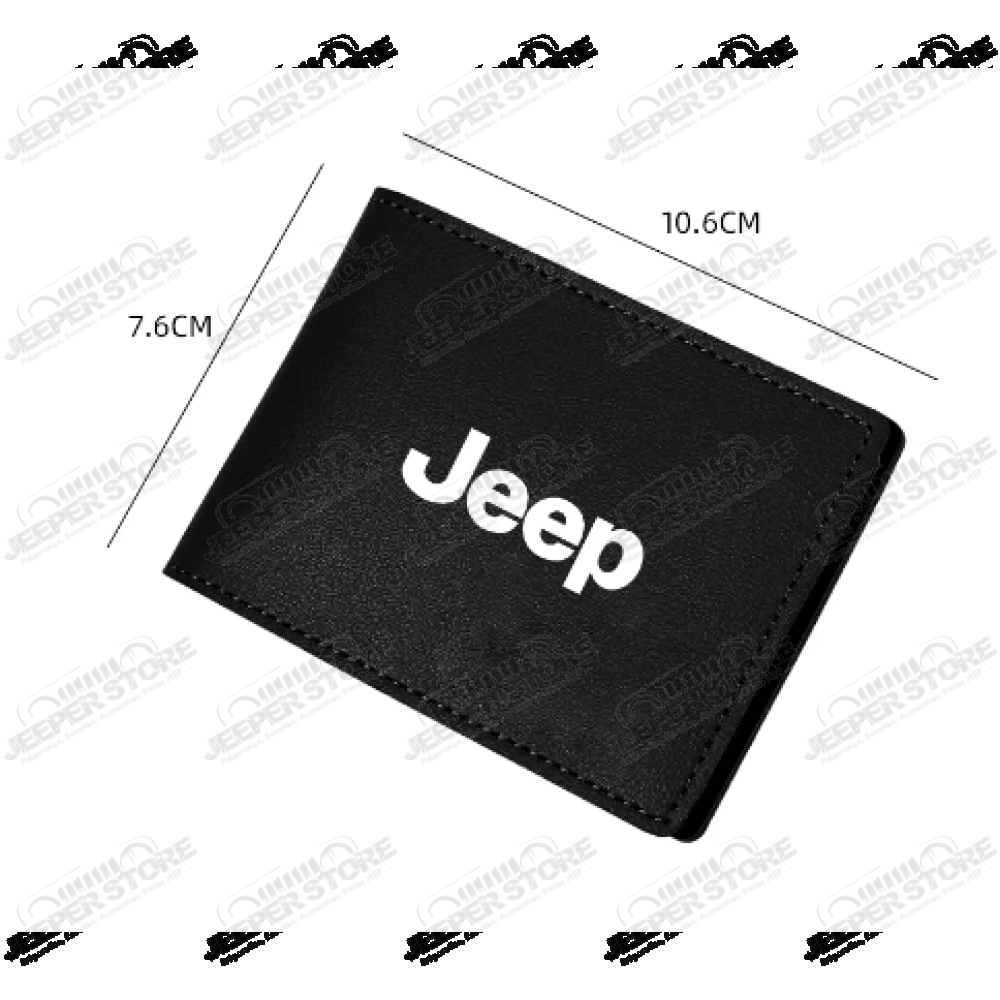 Goodies : Portefeuille (porte cartes) Jeep couleur noir
