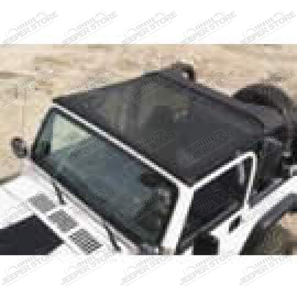 Bikini version ''Safari'' - Couleur : Black Mesh (Filet) - Jeep Wrangler JK Unlimited (4 portes) - CB30111