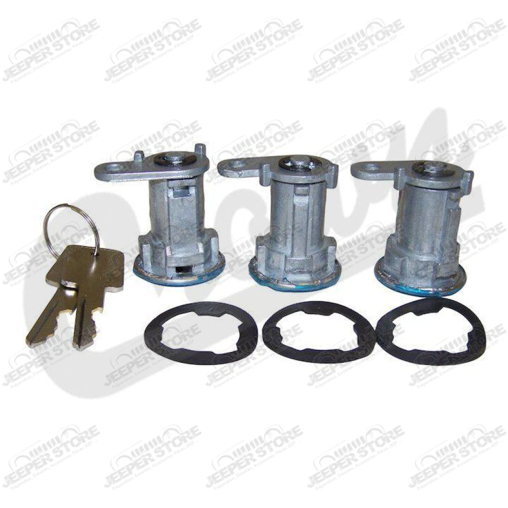 Door Lock Cylinder Kit (3 Cylinders & Keys)