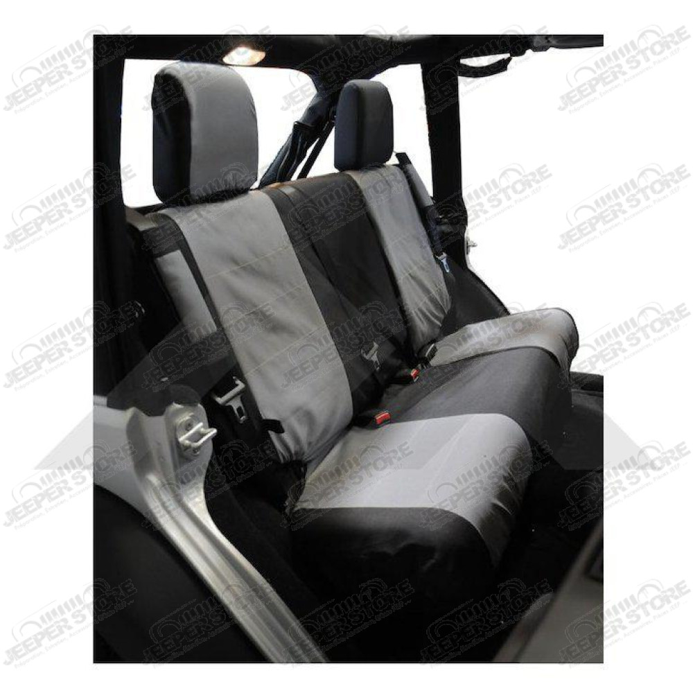 Rear Seat Covers (Black/Gray)