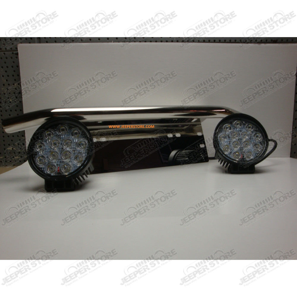 Feu Longue portée rond à LED , 39W - 2535 lumens (diamètre: 11.70cm)