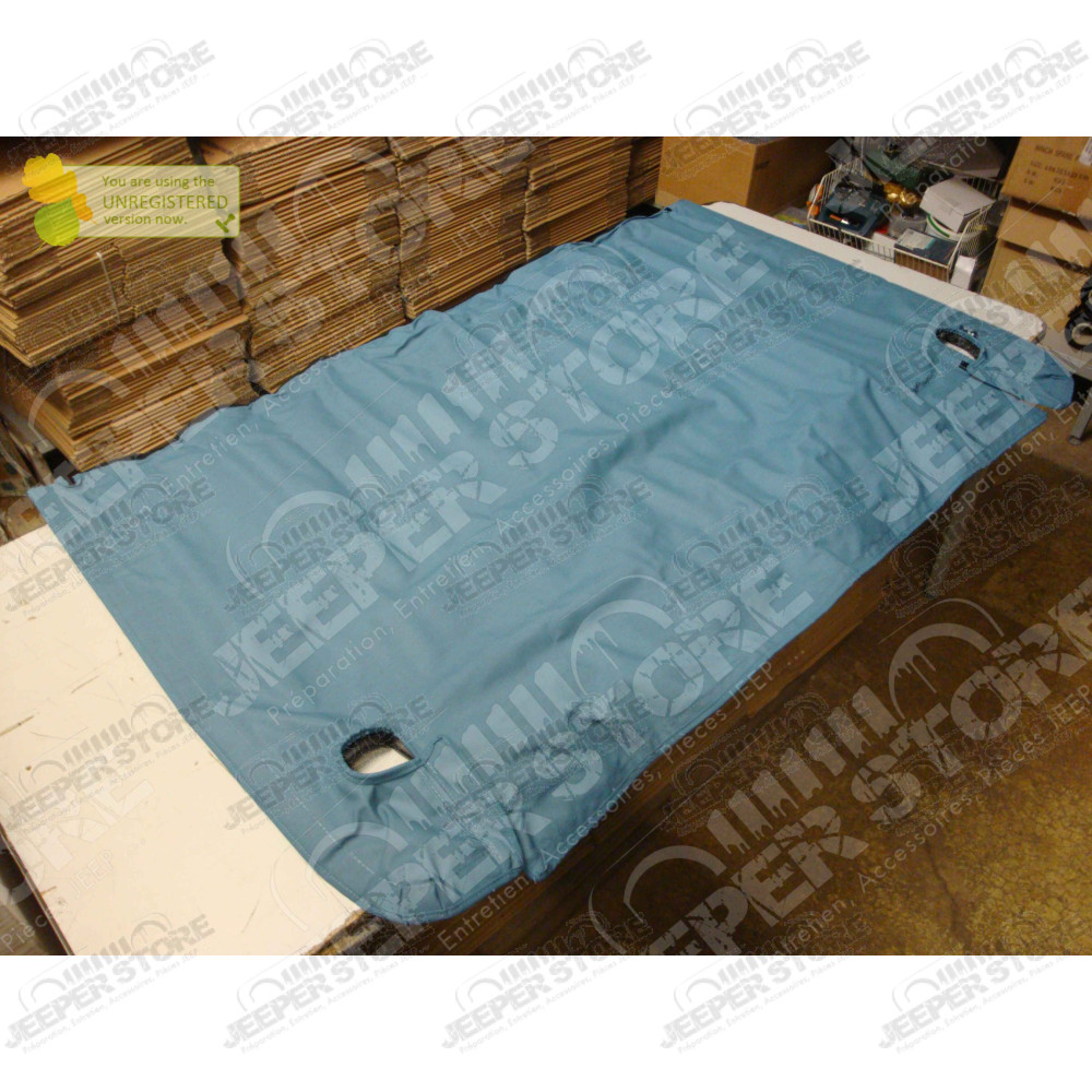 New Old Stock : Bâche couvre plateau arrière Kayline "Duster" Couleur Bleu - Jeep Wrangler YJ - 119083-04