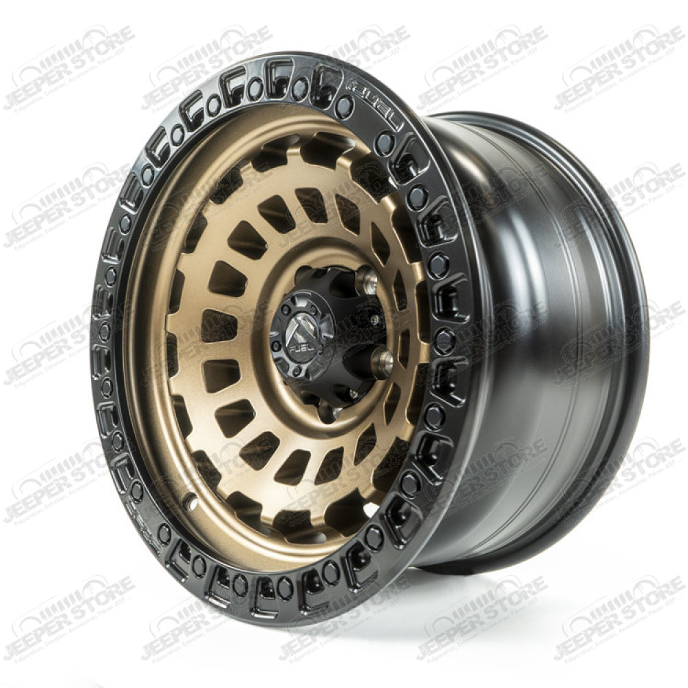 Jante Aluminium Fuel D634 Zephyr Couleur : Matte Bronze Black 9x17 / 5x127 / ET: -12 - D63417907545 - Jante Alu 17 pouces