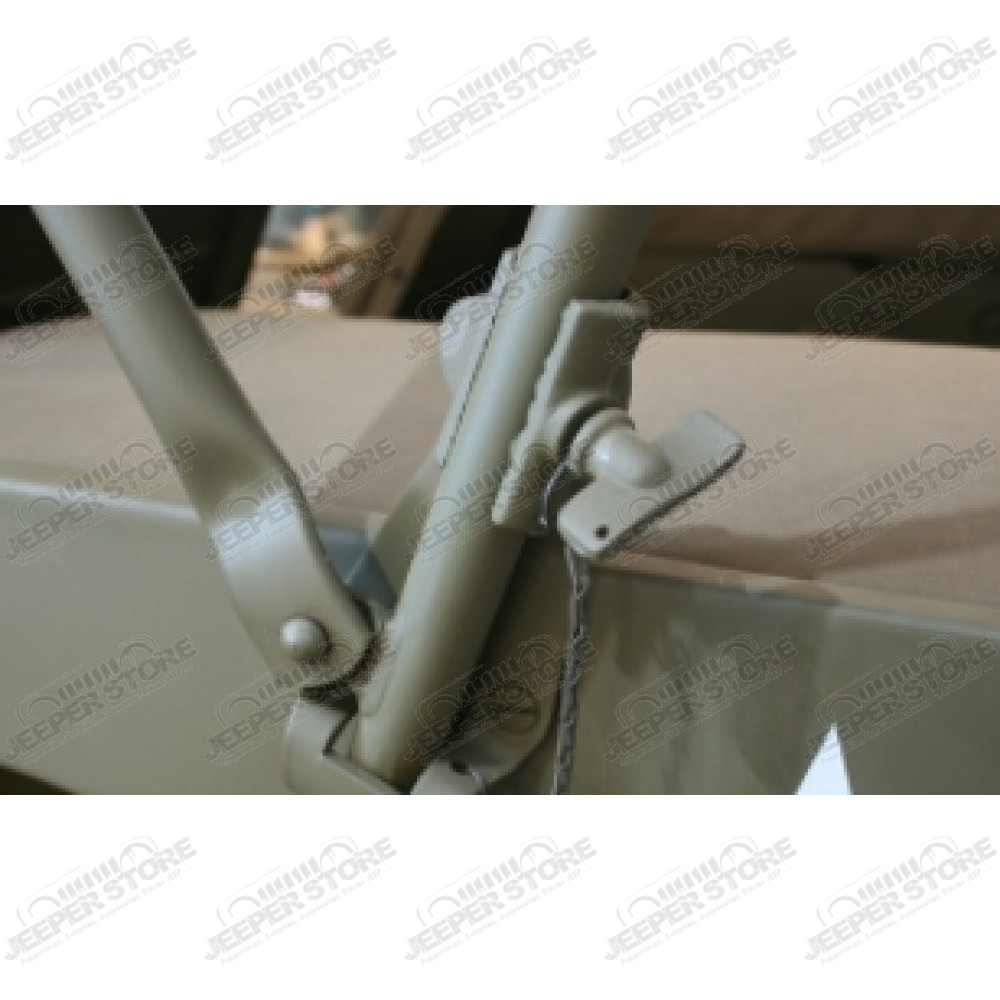 Plaque de renfort pour support d'arceaux arrière pour Jeep Willys MB, GPW, M201