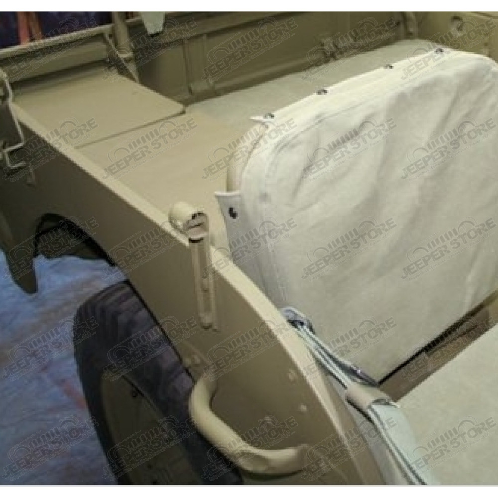 Support avant gauche d'arceaux de capote pliée - Jeep Willys MB, GPW, M201 - WOA2744 / A2744