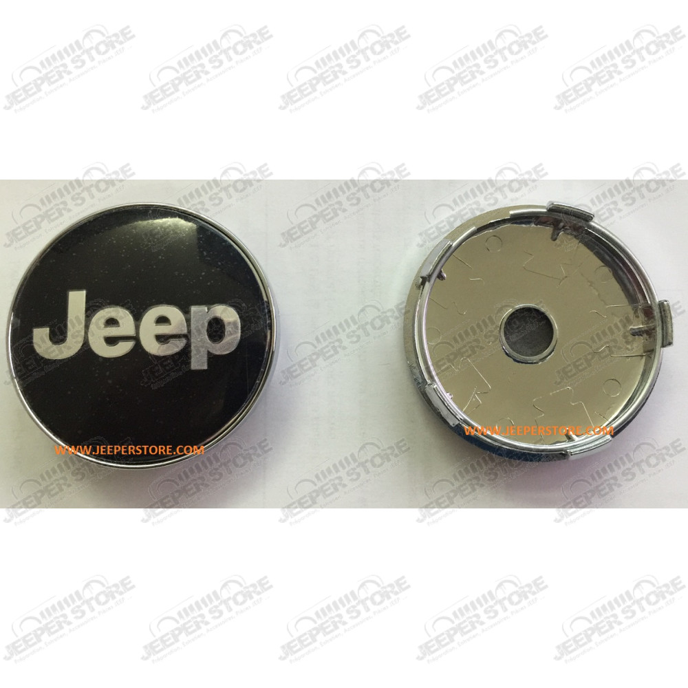 Emblem Jeep pour cache moyeu de jante aluminium (diamètre 60mm) (à cliper)
