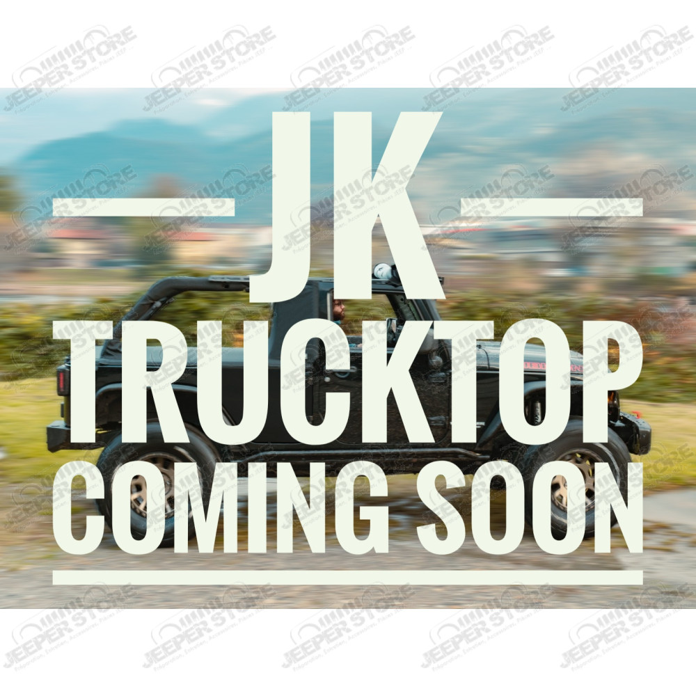 Bâche TRUCKTOP - Kit SUNTOP - Couleur : Black Diamond - Wrangler JK 2 et 4 portes - JKTUKBK / JKTKBK4 / ST-JKTKBK4