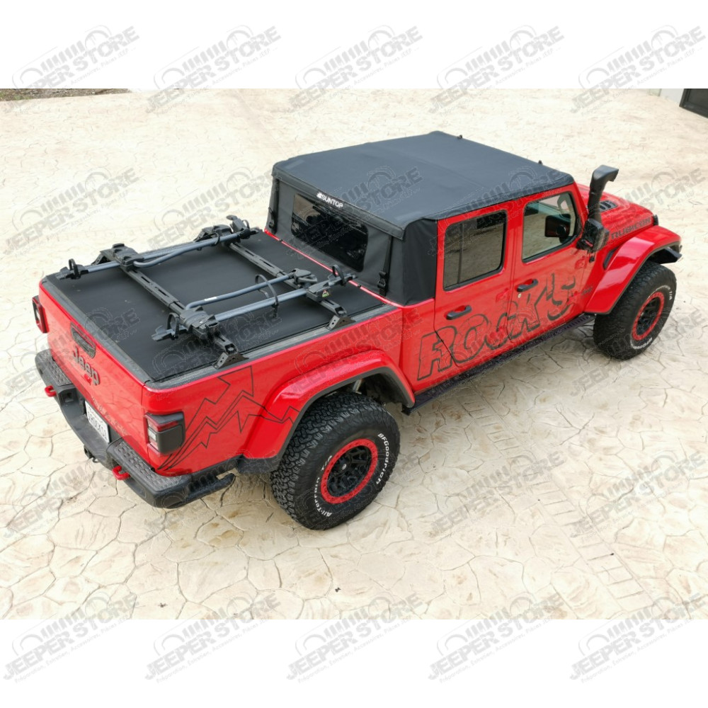 Partie SOFT TOP - Bâche JT Soft Top SUNTOP - Couleur : Black Diamond - Jeep Gladiator JT