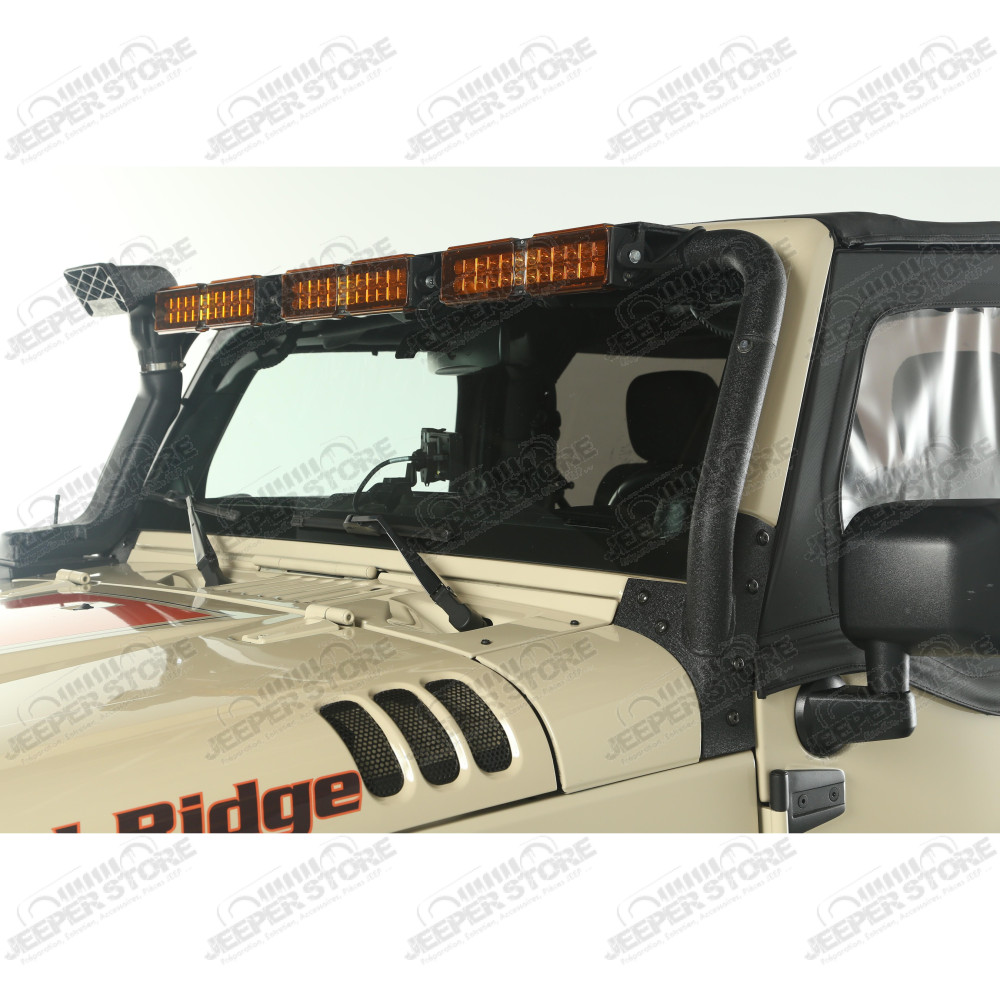 Light Bar Kit, Windshield Mounted 07-18 Jeep Wrangler JK