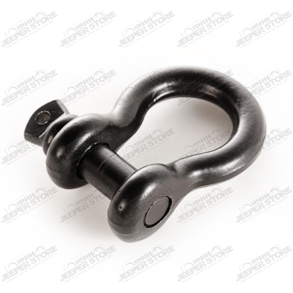 D-Ring Shackle, 3/4 inch, 9500 Lb, Black