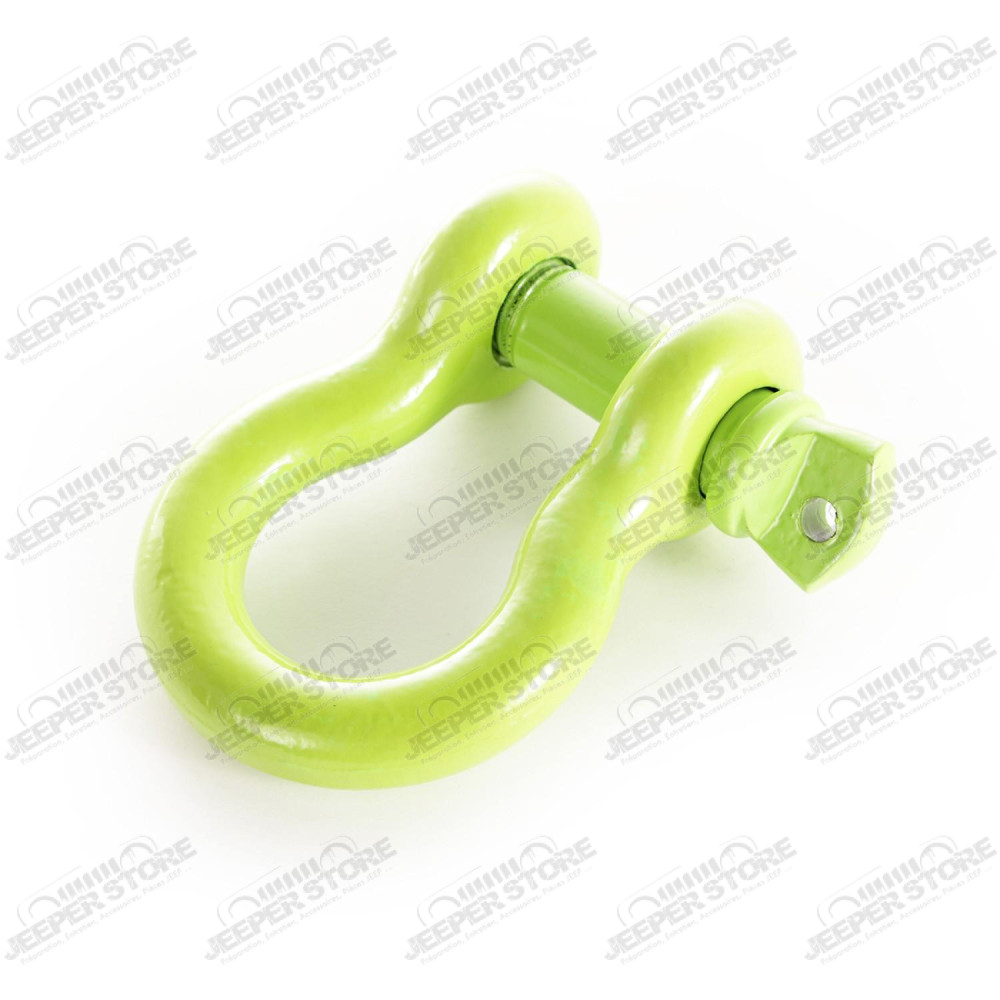 D-Ring Shackle, 7/8 inch, 13500 Lb, Green