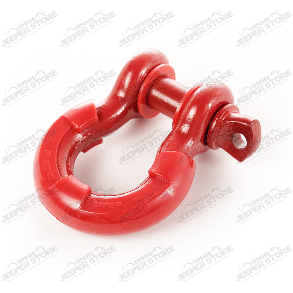 D-Ring Shackle Isolator Kit, Red Pair, 7/8 inch
