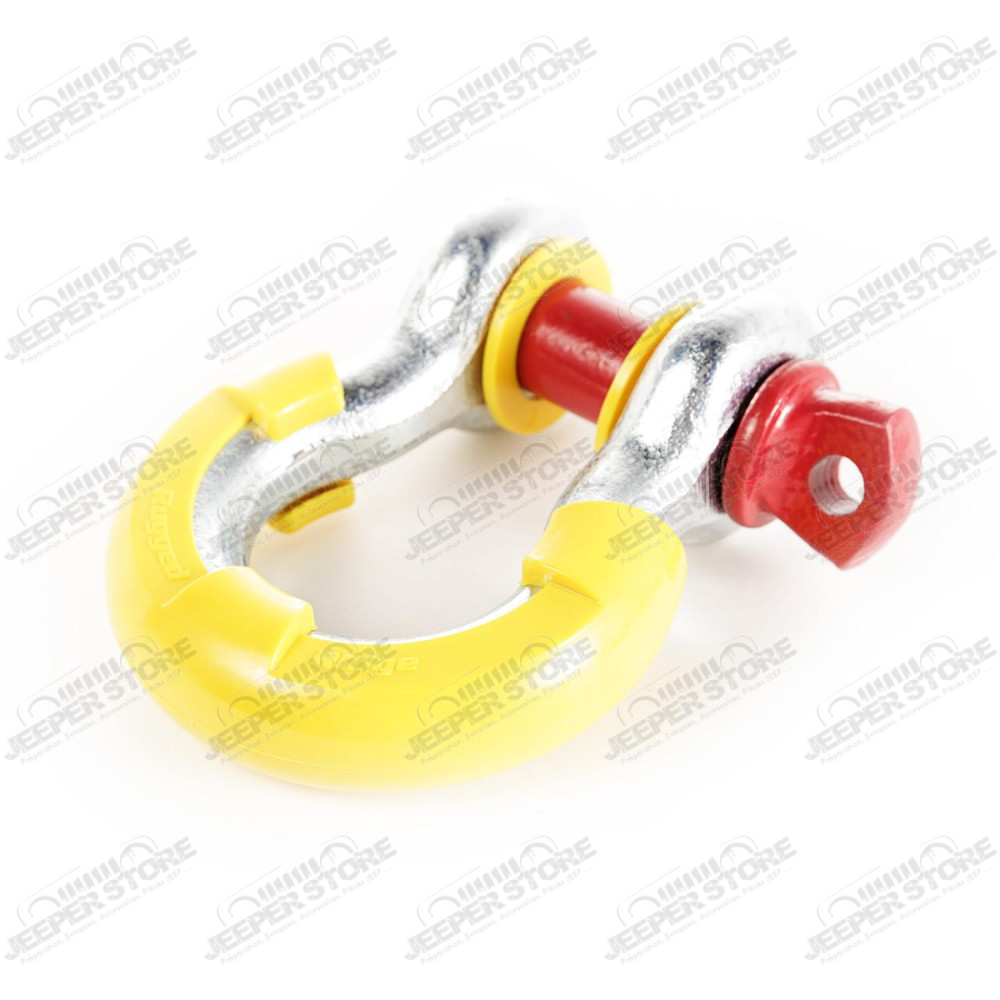 D-Ring Shackle Isolator Kit, Yellow Pair, 7/8 inch
