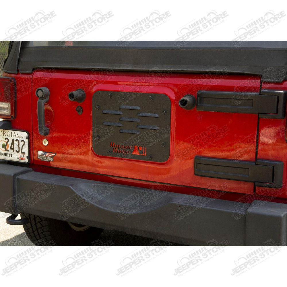 Tire Carrier Delete Plate 07-18 Jeep Wrangler JK