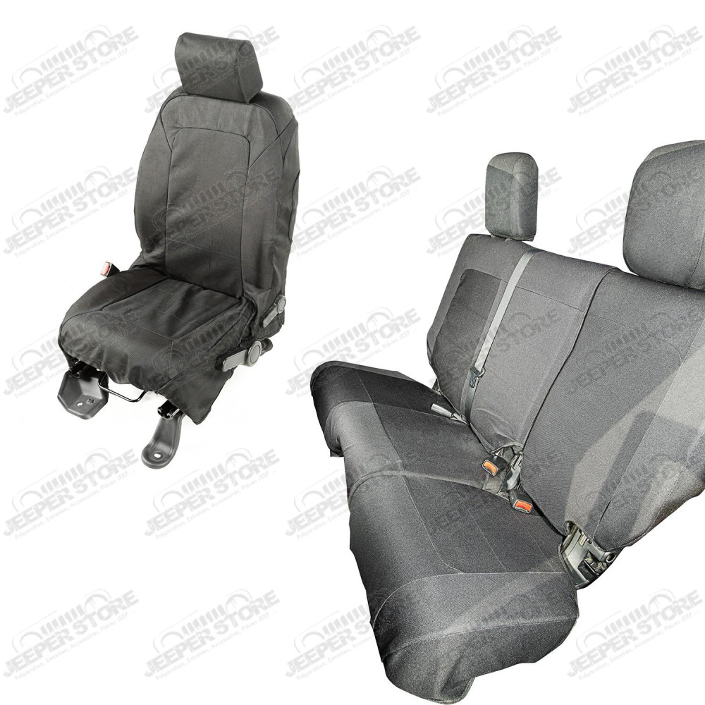 Elite Ballistic Seat Cover Kit; 07-10 Jeep Wrangler JKU, 4 Door