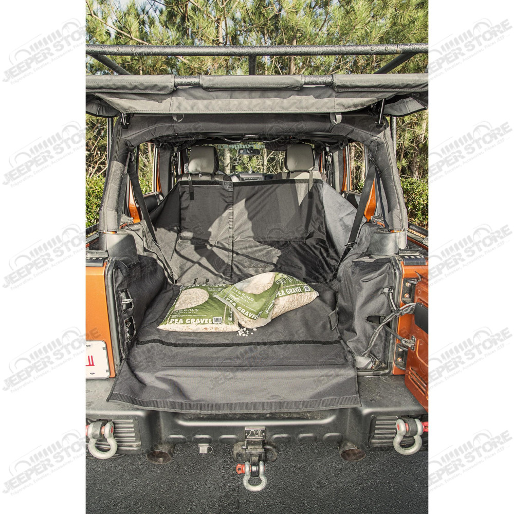 C3 Cargo Cover, Subwoofer; 07-14 Jeep Wrangler JKU, 4 Door