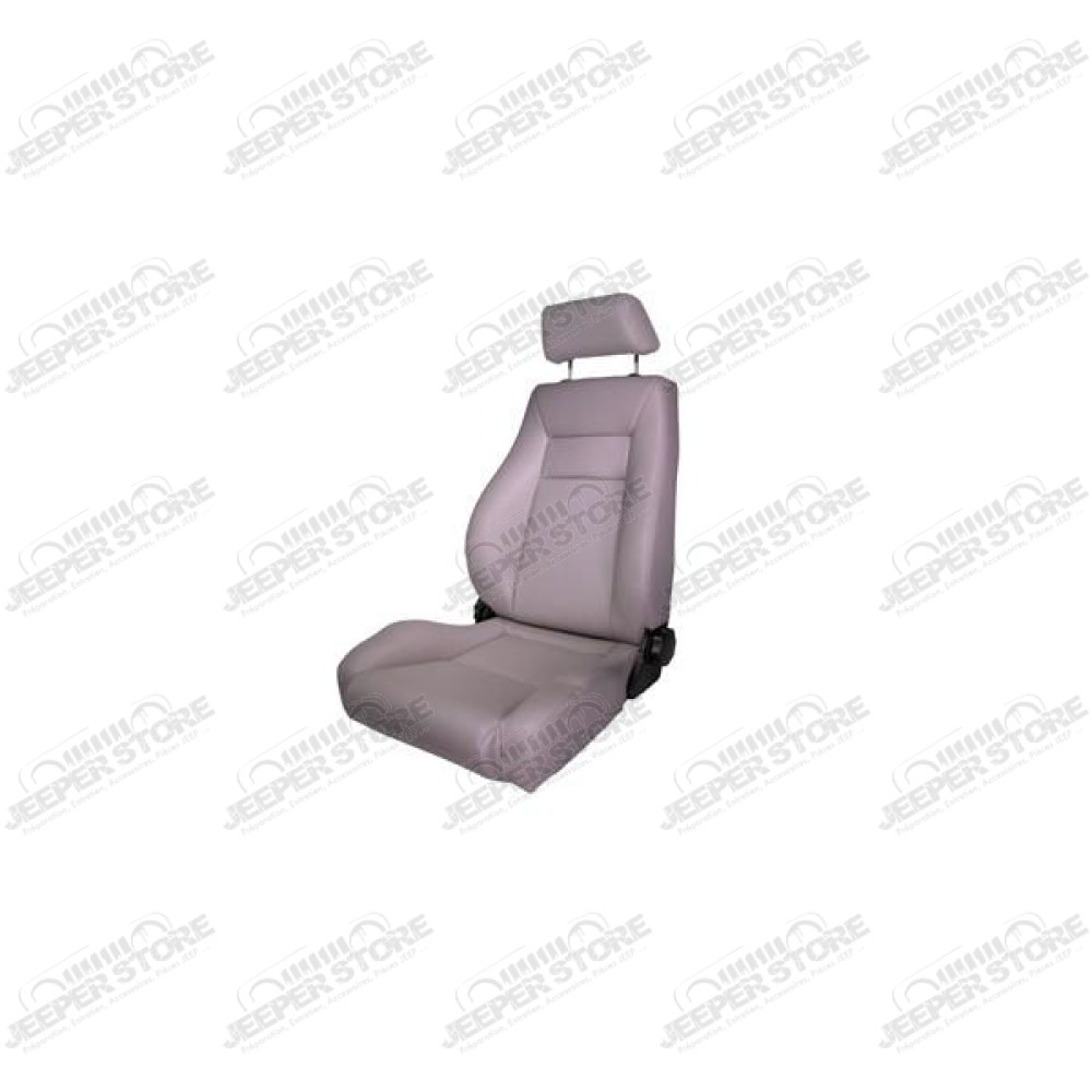 Ultra Seat, Front, Reclinable, Gray; 76-02 Jeep CJ/Wrangler YJ/TJ