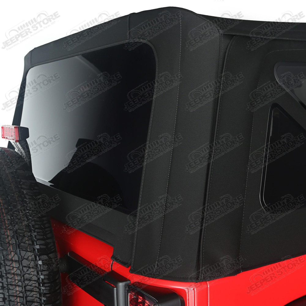Bache de rechange couleur noir pour Jeep Wrangler JK (2 portes)
