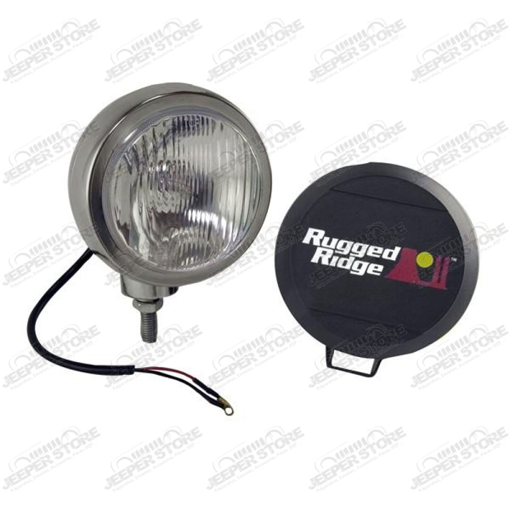 Light Kit, HID, 6 Inch, Round, Stainless Steel Housing