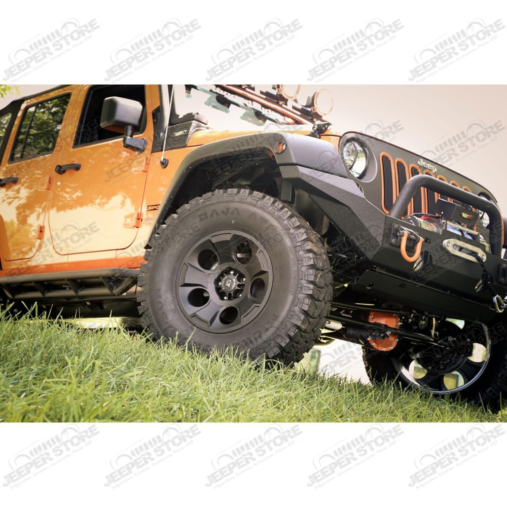 Drakon Wheel, 17X9, Black Satin 07-20 Jeep JK/JL/JT