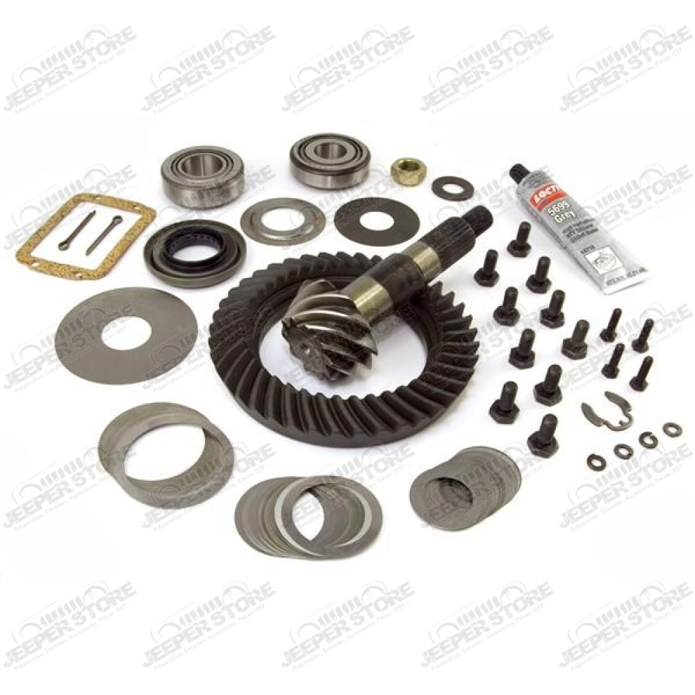 Ring and Pinion, 4.10 Ratio, Front; 87-95 Jeep YJ/XJ, for Dana 30