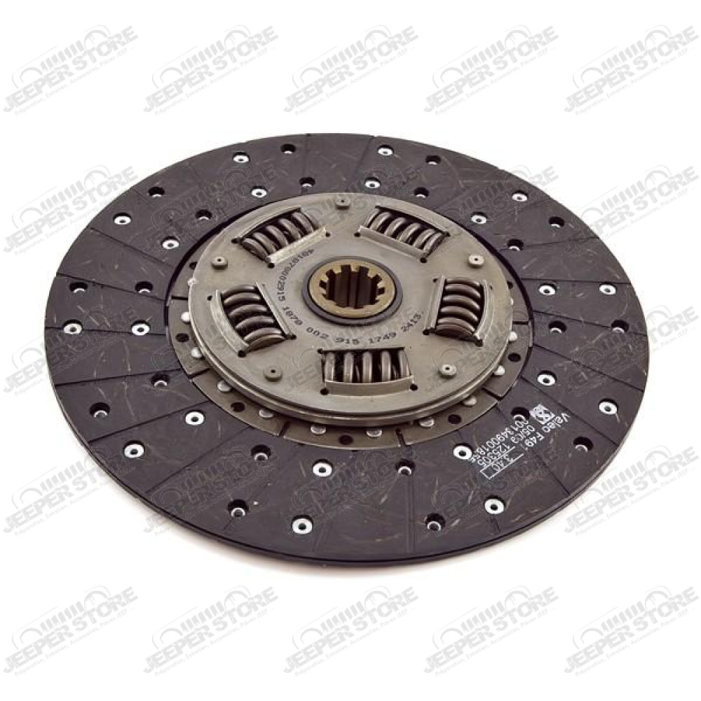 Clutch Friction Disc, 10.5 Inch; 01-04 Jeep Wrangler
