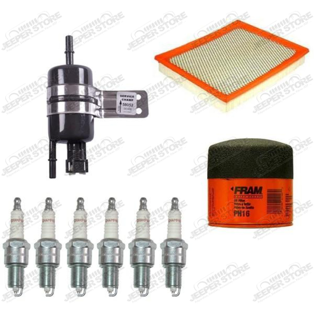 Ignition Tune Up Kit; 99-02 Jeep Grand Cherokee WJ, 4.0L