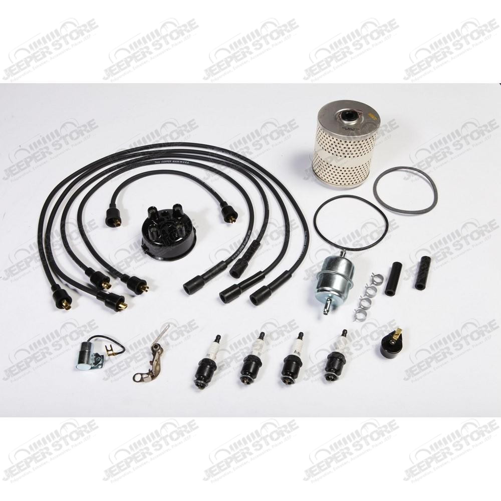 Ignition Tune Up Kit; 53-67 Willys/Jeep, 134CID