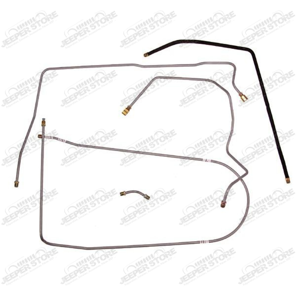 Fuel Line Kit; 52-71 Willys M38-A1